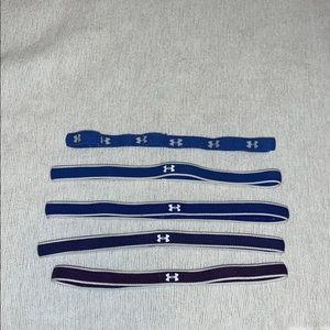 5 Under Armour headbands